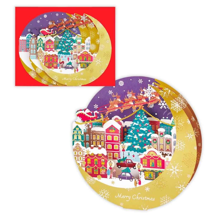 クリスマスカード レーザーカットカード 立体カード | cinemacollection | 詳細画像1 