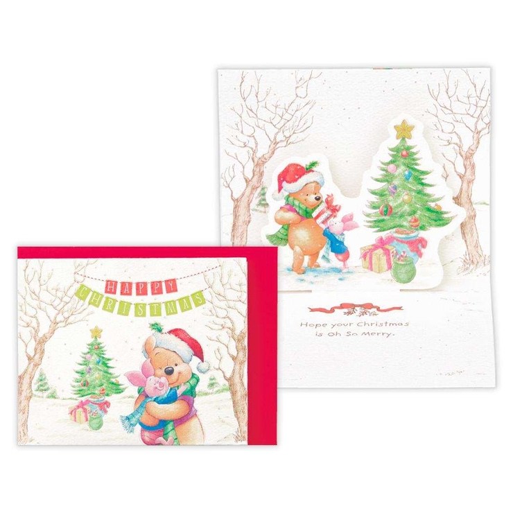 くまのプーさん クリスマスカード ミニカード | cinemacollection | 詳細画像1 