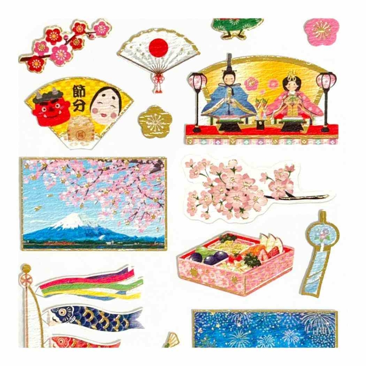シールシート 和柄シール 日本の伝統シリーズ | cinemacollection | 詳細画像2 