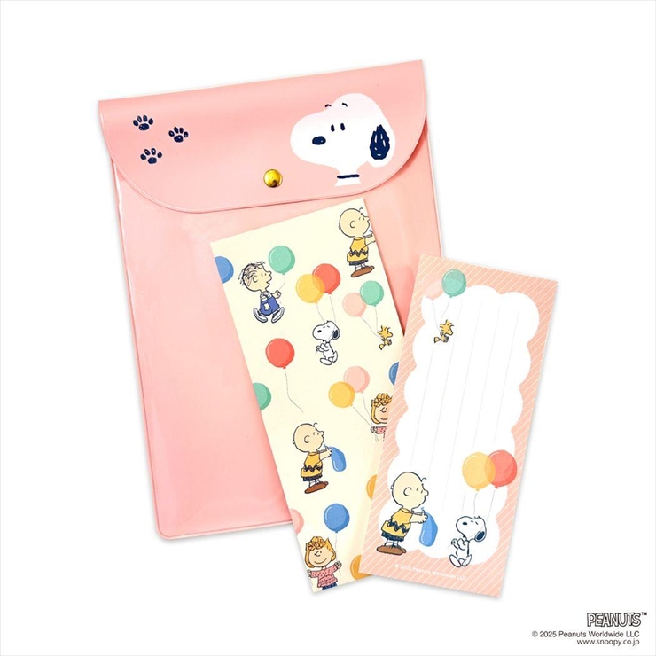 スヌーピー レターセット PVCケース入一筆箋セット | cinemacollection | 詳細画像1 