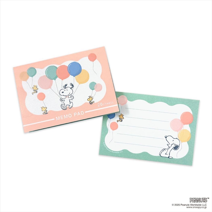 スヌーピー メッセージメモパッド 全くるみ巻きブック型メモ[品番