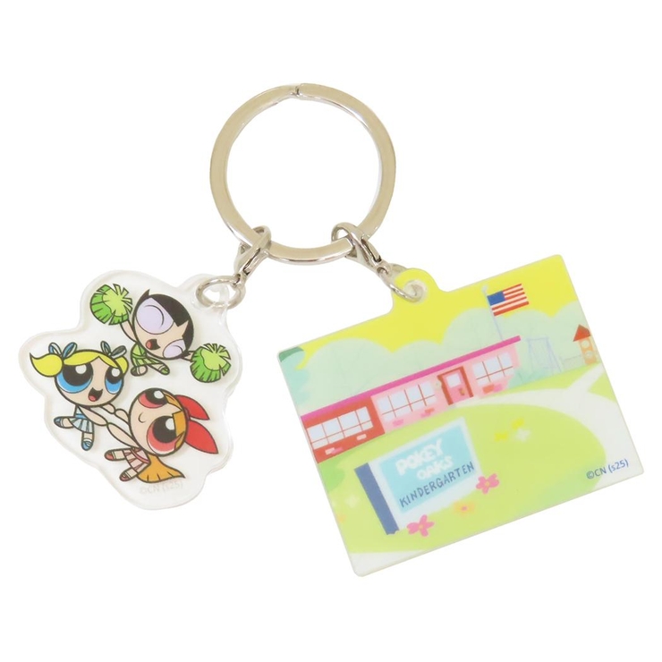 パワーパフガールズ キーリング 2チャームキーホルダー | cinemacollection | 詳細画像1 