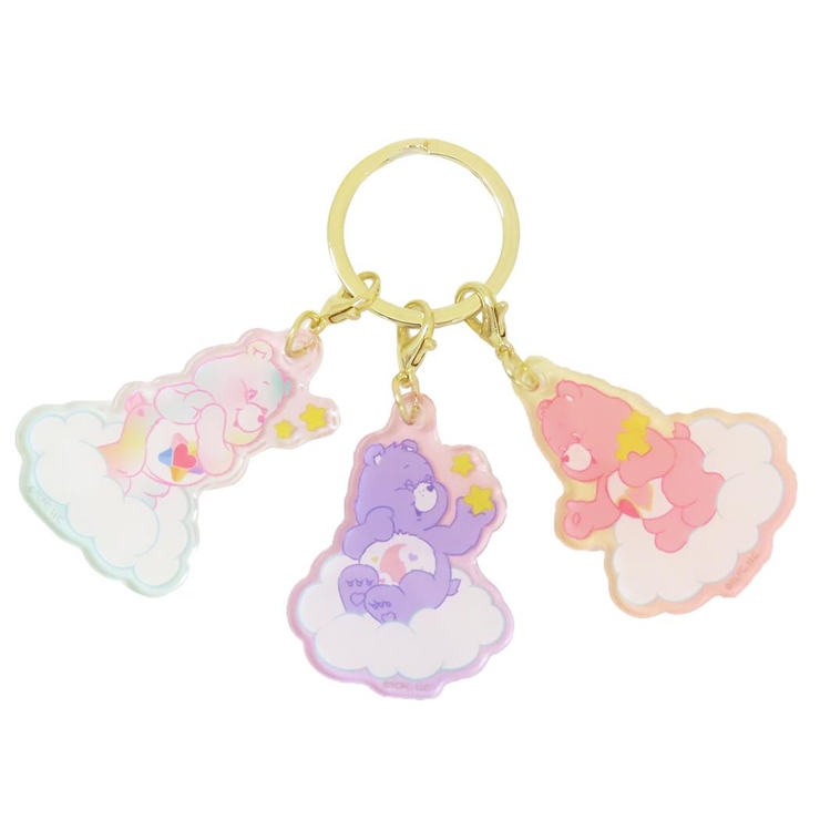 ケアベア キーリング 3チャームキーホルダー | cinemacollection | 詳細画像1 