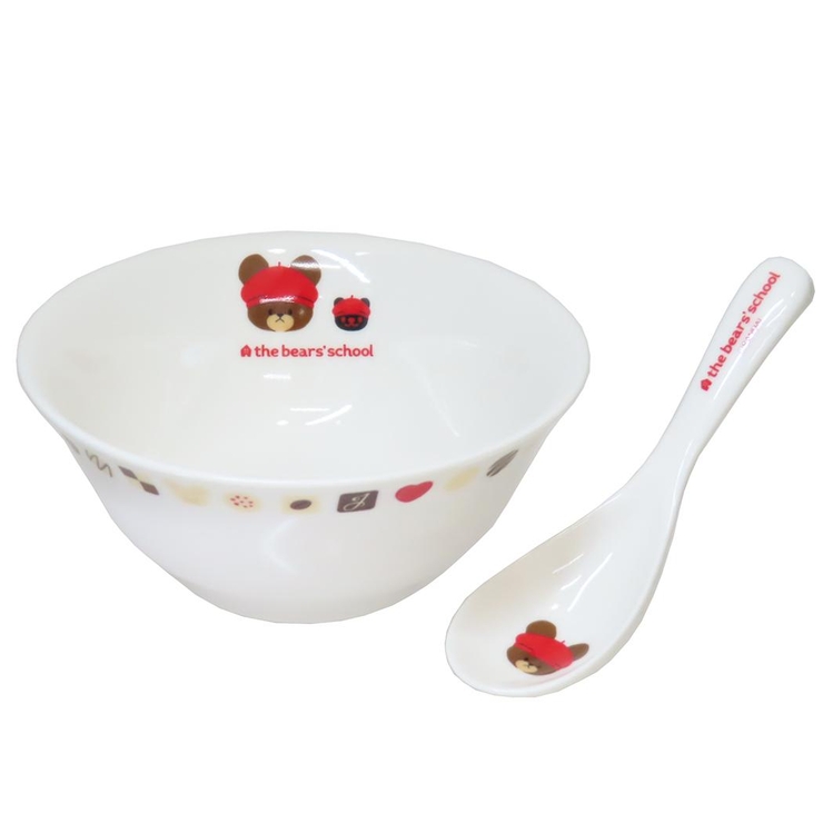 くまのがっこう 中華どんぶり ラーメン＆レンゲセット | cinemacollection | 詳細画像1 