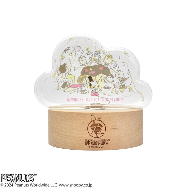 スヌーピー 置物 LEDクラウド | cinemacollection | 詳細画像1 