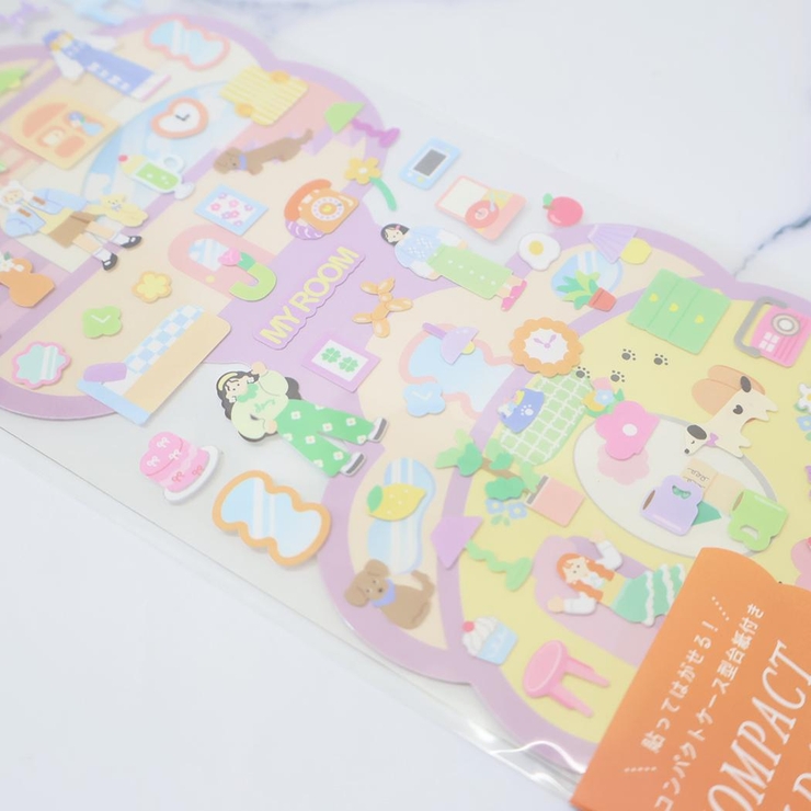 シールシート コンパクトマイデイステッカー マイルーム | cinemacollection | 詳細画像2 