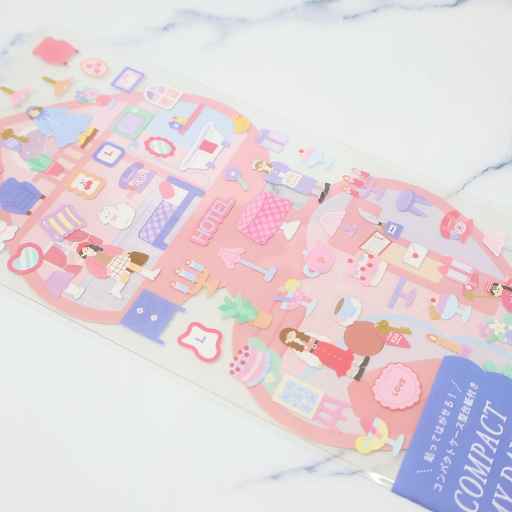 シールシート コンパクトマイデイステッカー ホテル | cinemacollection | 詳細画像2 