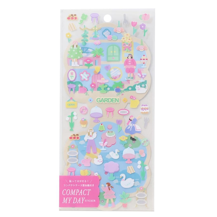 シールシート コンパクトマイデイステッカー ガーデン | cinemacollection | 詳細画像1 