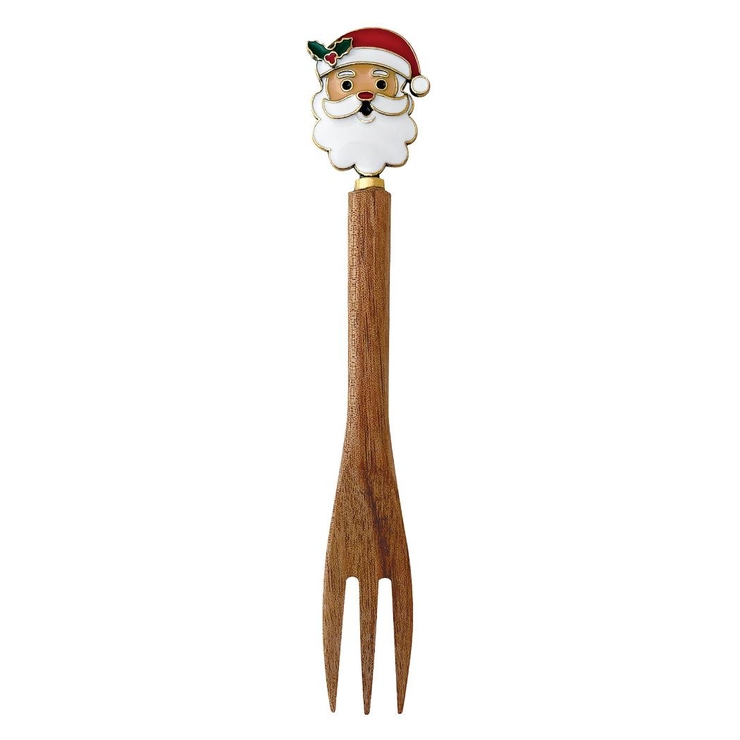 木製フォーク クリスマスウッドカトラリー サンタフォーク | cinemacollection | 詳細画像1 