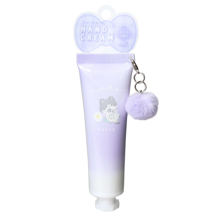 コスメ雑貨 ファーチャーム付きハンドクリーム ねこ | cinemacollection | 詳細画像1 