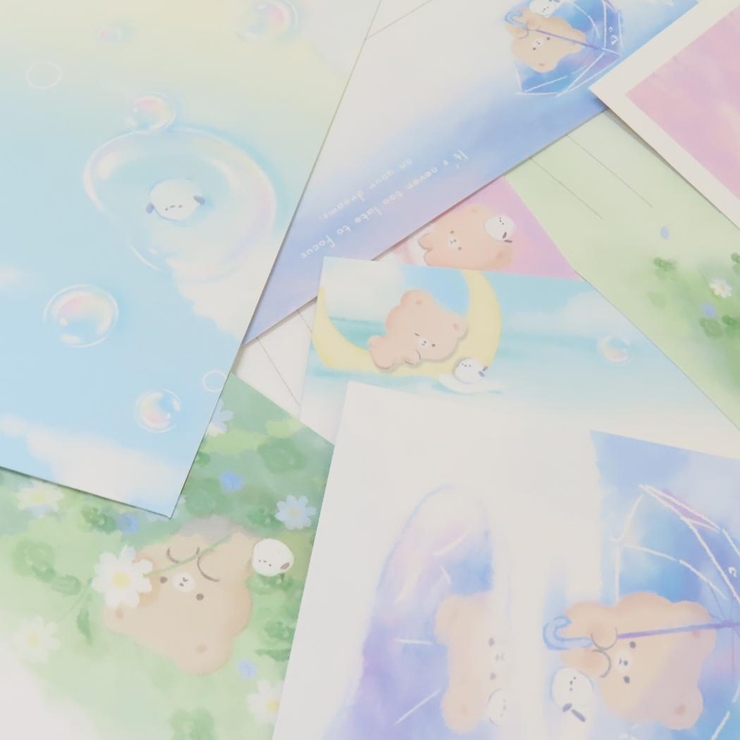 レターセット ボリューミーレター コットンベアー | cinemacollection | 詳細画像5 