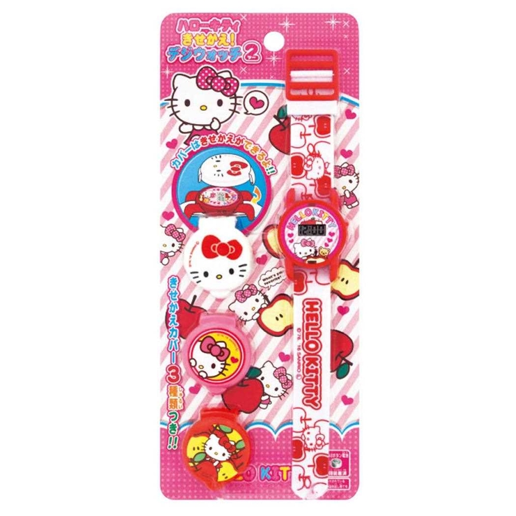 ハローキティ 子供用腕時計 きせかえ！デジウォッチ | cinemacollection【KIDS】 | 詳細画像1 