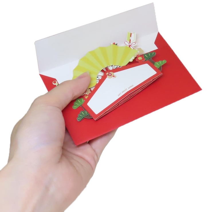 クリスマスカード 和風ポップアップミニカード だるま | cinemacollection | 詳細画像2 