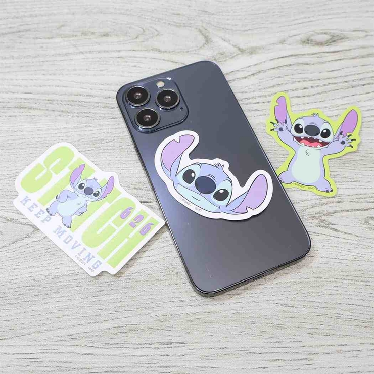 リロ＆スティッチ ダイカットシール 蓄光モバイルステッカー | cinemacollection | 詳細画像2 