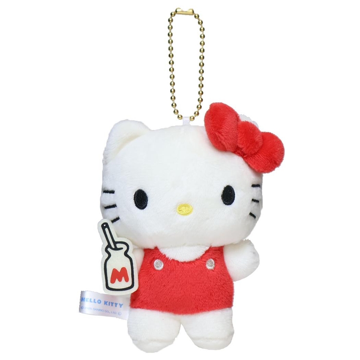 ハローキティ ぬいぐるみ 大きめ 赤と白のストライプシャツ 【公式通販】