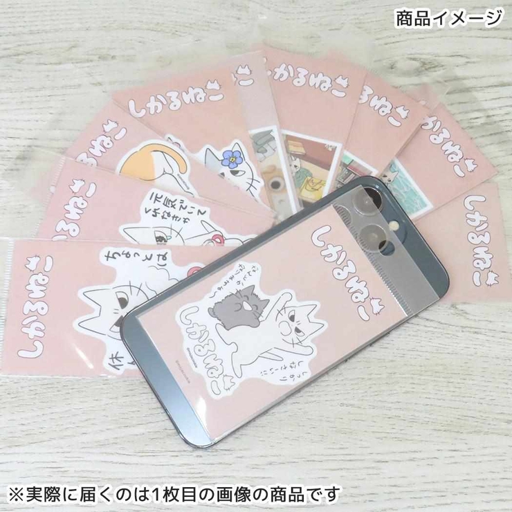 しかるねこ ダイカットシール ダイカットビニールステッカー | cinemacollection | 詳細画像2 