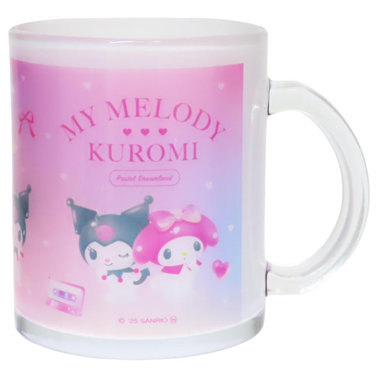 マイメロディ＆クロミ マグカップ ガラスマグ | cinemacollection | 詳細画像2 