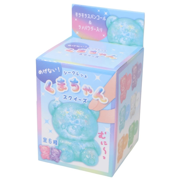 バラエティ雑貨 シークレットめげない！くまちゃんスクイーズ 全6種の内どれか1個 | cinemacollection | 詳細画像1 