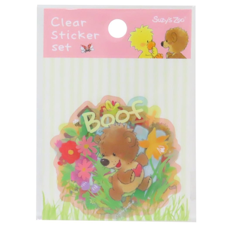 スージーズーシール色々 Suzy's Zoo(スージー・ズー) クリアステッカーセット ティーズ