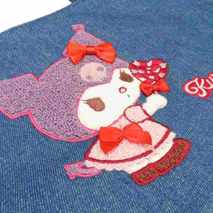 クロミ ランチバッグ デニムサガラ刺繍トートバッグ | cinemacollection | 詳細画像4 