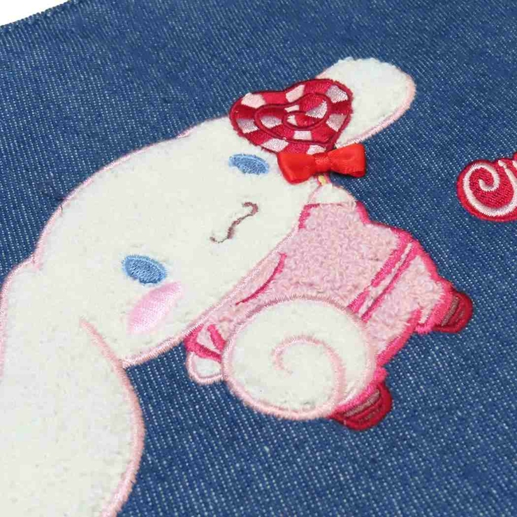 シナモロール ランチバッグ デニムサガラ刺繍トートバッグ | cinemacollection | 詳細画像4 