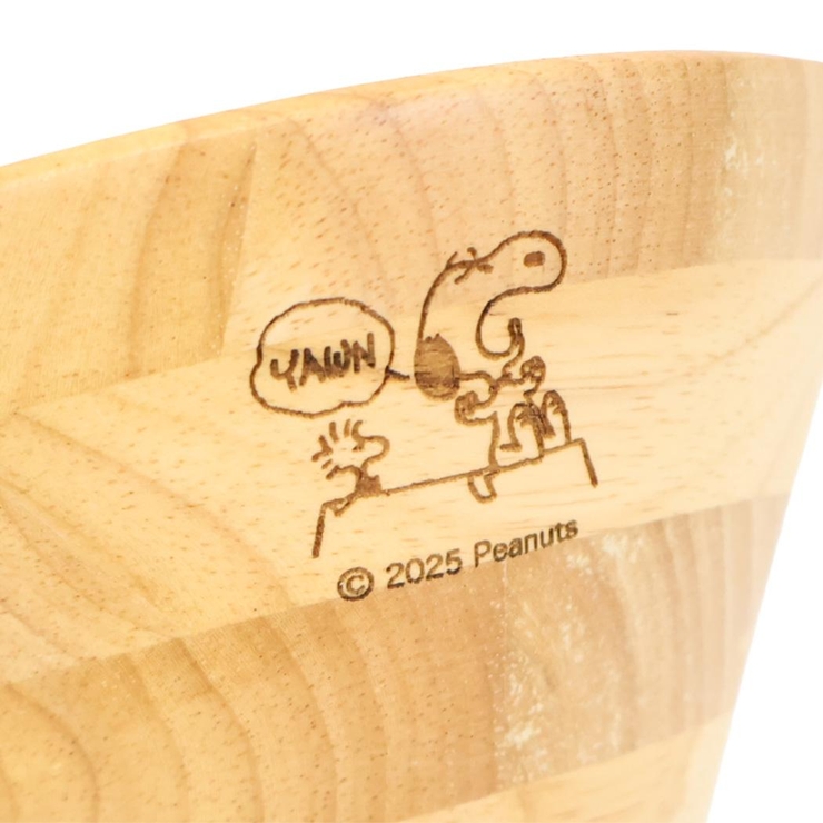 スヌーピー 中鉢 木製サラダボウル | cinemacollection | 詳細画像3 