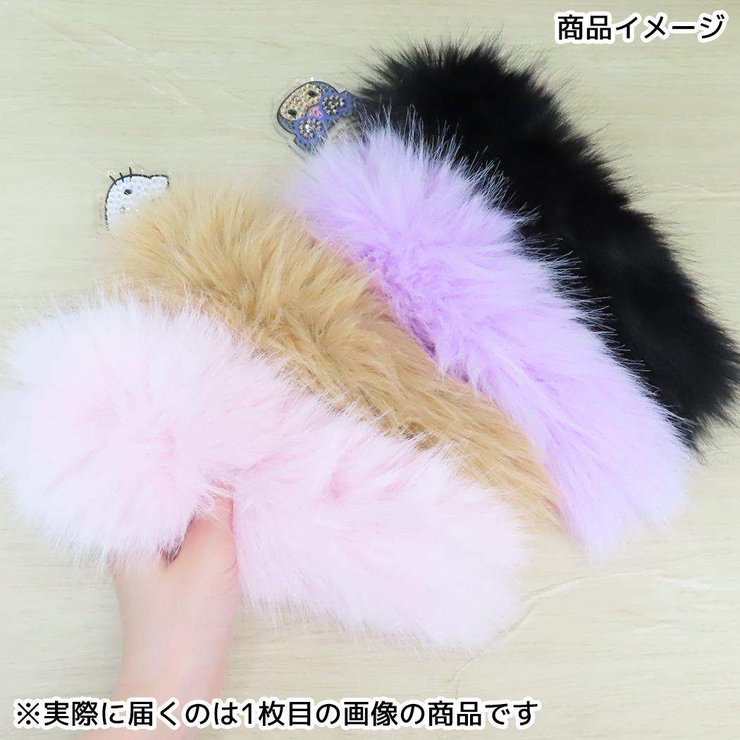 ハローキティ キーリング ストーン付きファーキーホルダー | cinemacollection | 詳細画像3 