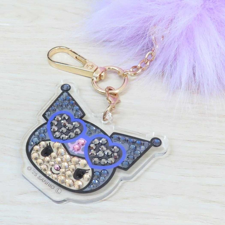 クロミ キーリング ストーン付きファーキーホルダー | cinemacollection | 詳細画像2 