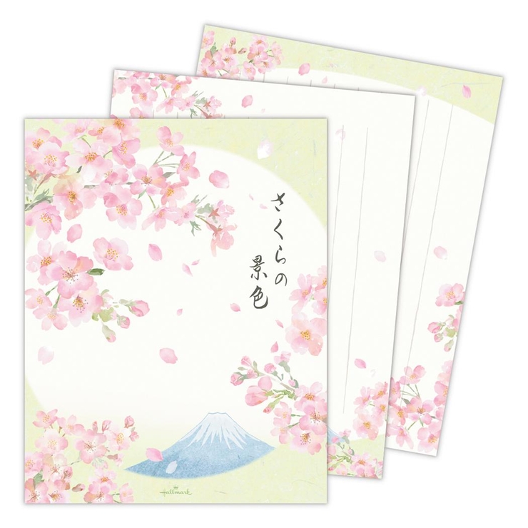 便箋 桜柄レターパッド 2柄10枚入り | cinemacollection | 詳細画像1 