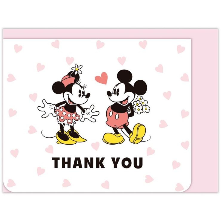 ミッキーマウス＆ミニーマウス グリーティングカード ありがとう | cinemacollection | 詳細画像3 