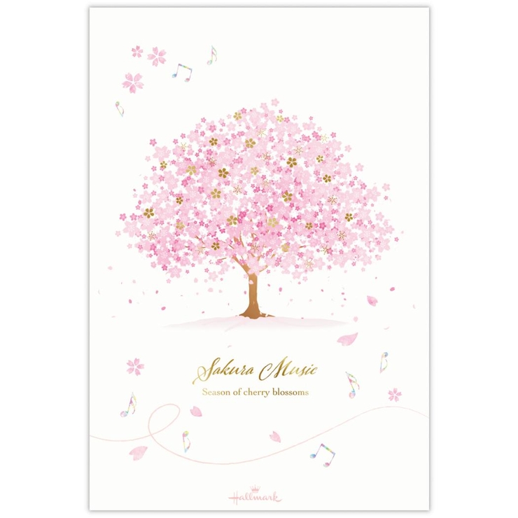 ポストカード 桜柄ハガキ箋 ヨコ罫線 | cinemacollection | 詳細画像2 