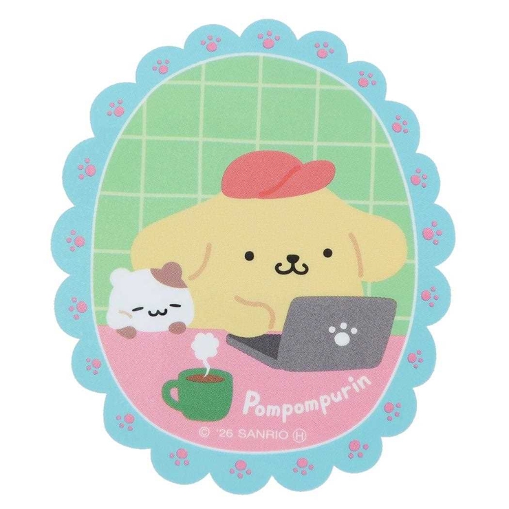 ポムポムプリン ダイカットシール キャラクターステッカー | cinemacollection | 詳細画像1 