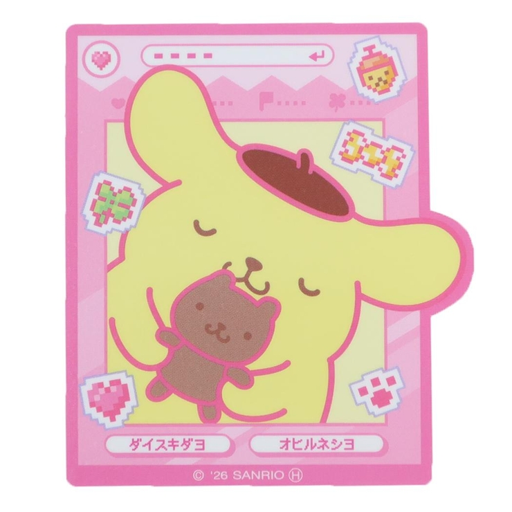 ポムポムプリン ダイカットシール キャラクターステッカー | cinemacollection | 詳細画像1 