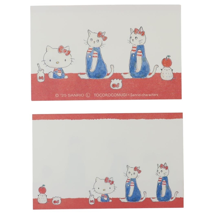 トコロコムギxサンリオキャラクターズ グリーティングカード ミニメッセージカード | cinemacollection | 詳細画像1 