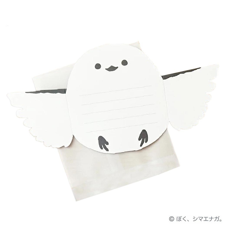 ぼく、シマエナガ 手紙セット まんまるレターセット | cinemacollection | 詳細画像1 
