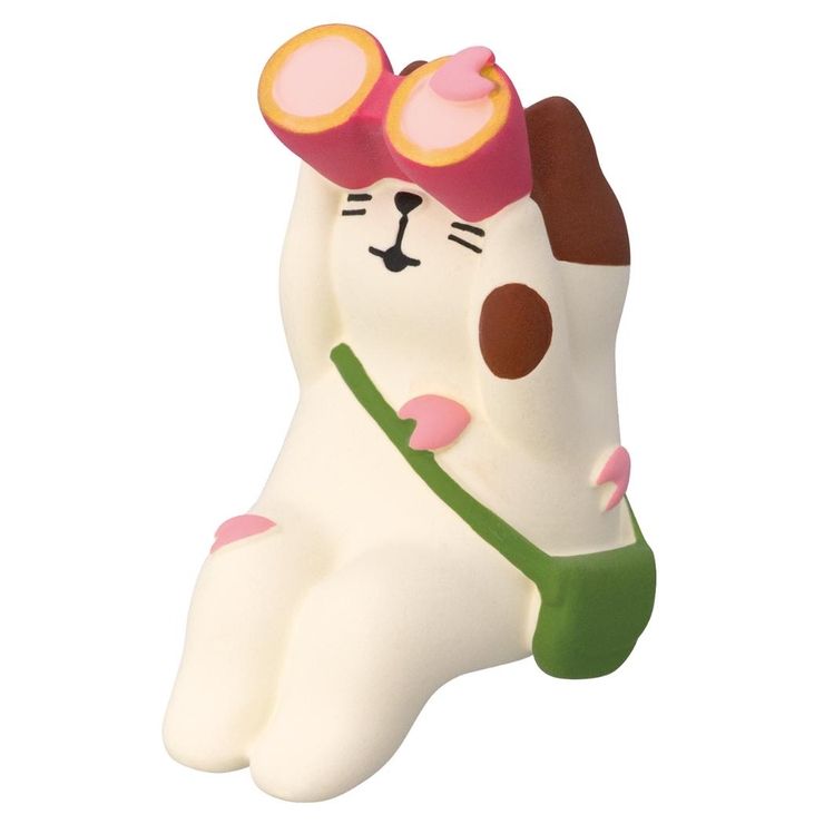 concombre?ねこねこ桜ピクニック マスコット 桜観察猫 | cinemacollection | 詳細画像1 