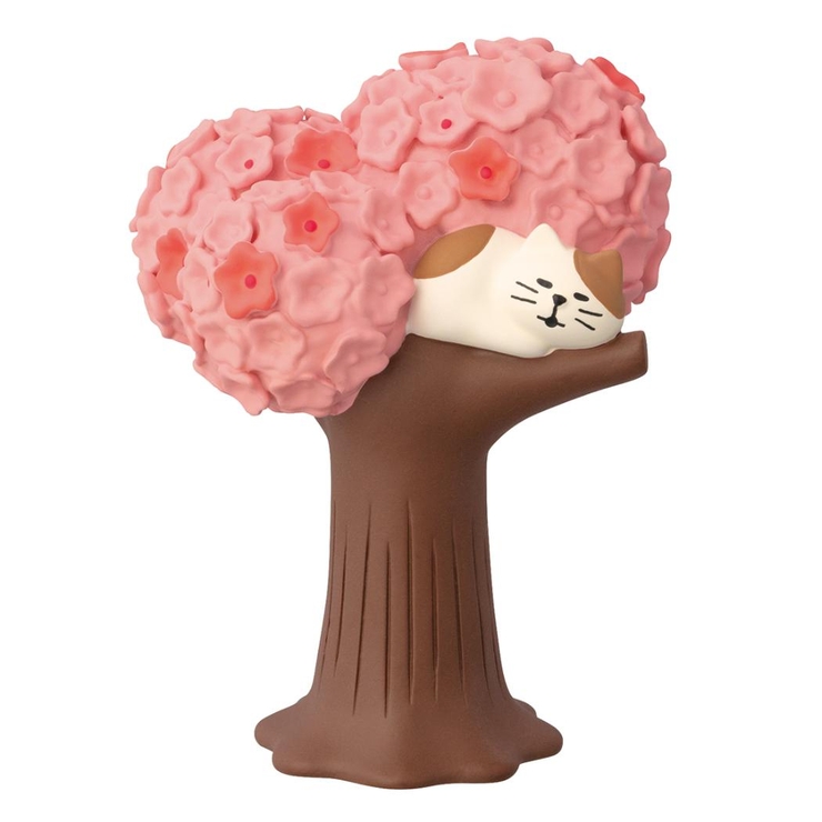 concombre?ねこねこ桜ピクニック マスコット うとうと子猫と桜の木 | cinemacollection | 詳細画像1 