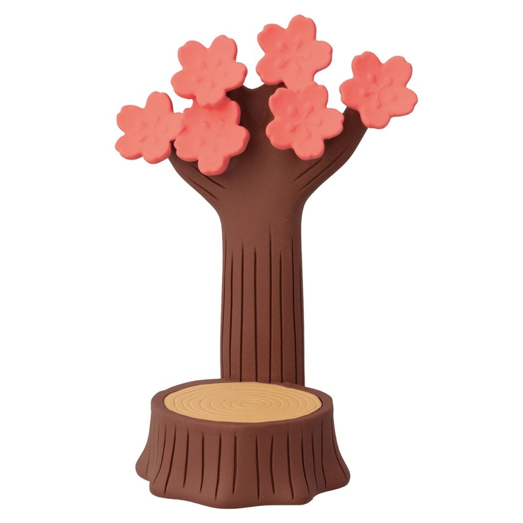 concombre?ねこねこ桜ピクニック マスコット 切り株桜 | cinemacollection | 詳細画像1 