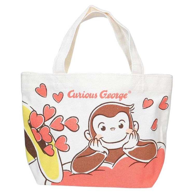 おさるのジョージ ランチバッグ マチ付バッグ | cinemacollection | 詳細画像1 