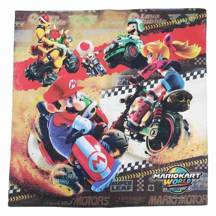 マリオカートワールド コットンナフキン ランチクロス | cinemacollection | 詳細画像1 