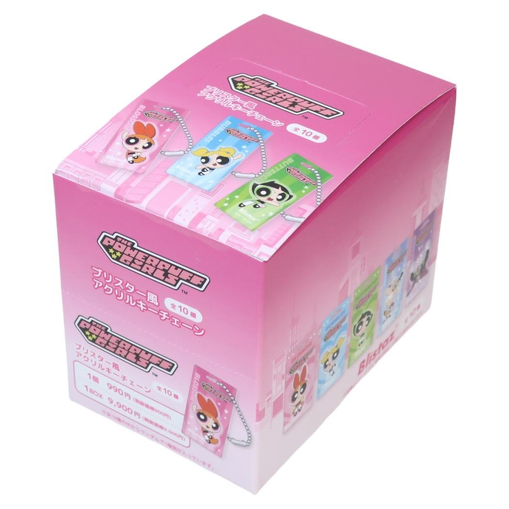 パワーパフガールズ キーリング ブリスター風アクリルキーチェーン | cinemacollection | 詳細画像1 