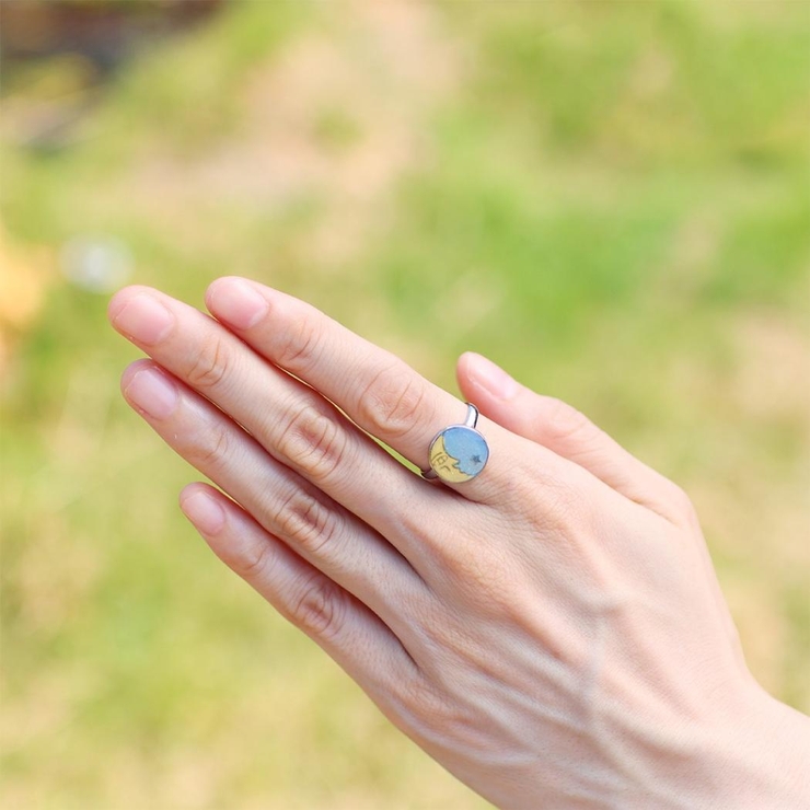 指輪 UVチェックリング ムーン | cinemacollection | 詳細画像4 