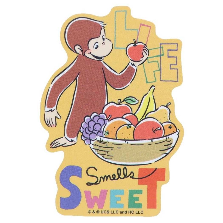おさるのジョージ ダイカットシール キャラクターステッカー | cinemacollection | 詳細画像1 
