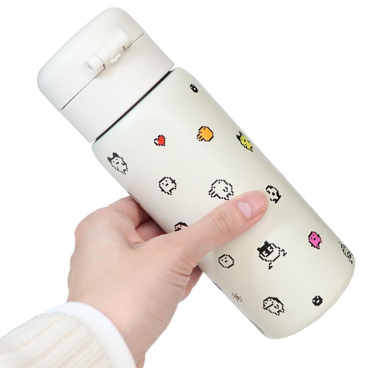 たまごっち 保温保冷水筒 ステンレスワンプッシュボトル350ml | cinemacollection | 詳細画像2 