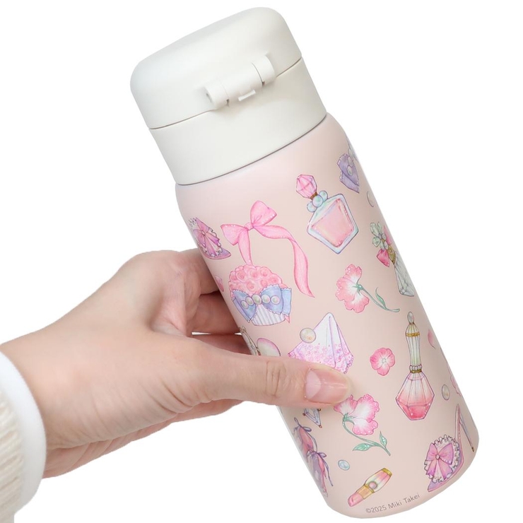 たけいみき 保温保冷水筒 ステンレスワンプッシュボトル350ml | cinemacollection | 詳細画像2 