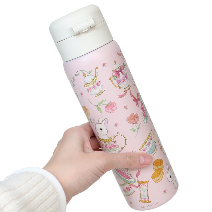 たけいみき 保温保冷水筒 ステンレスワンプッシュボトル480ml | cinemacollection | 詳細画像2 