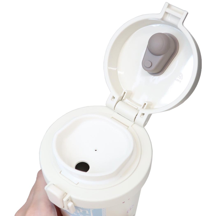 モフサンド 保温保冷水筒 ステンレスワンプッシュタンブラー370ml | cinemacollection | 詳細画像4 