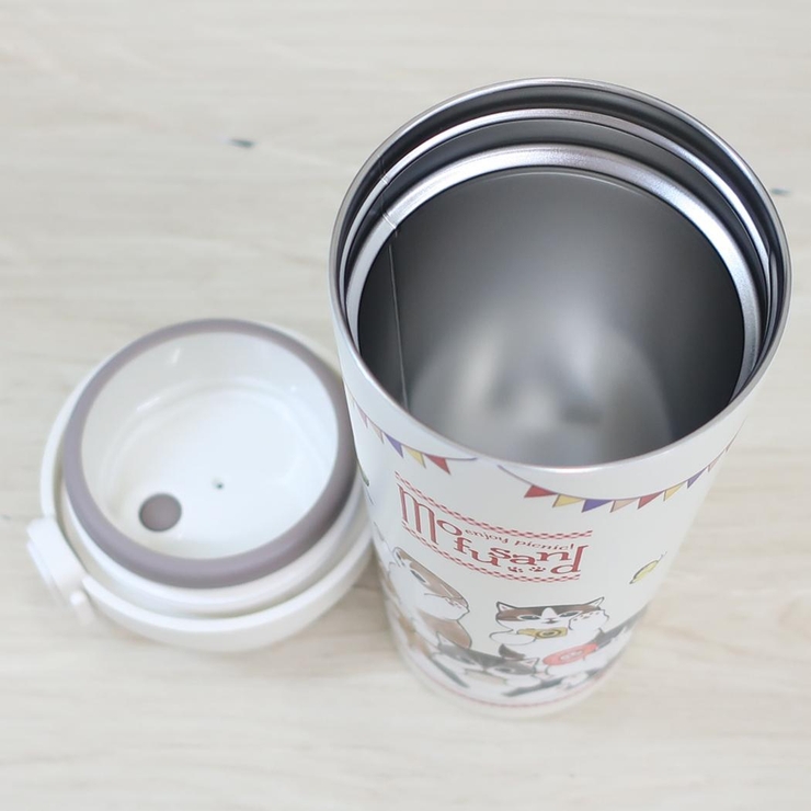 モフサンド 保温保冷水筒 ステンレスワンプッシュタンブラー480ml | cinemacollection | 詳細画像3 