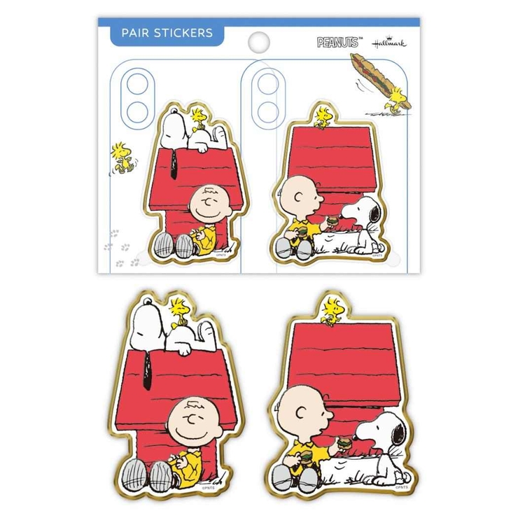 スヌーピー ダイカットシール ペアステッカー | cinemacollection | 詳細画像1 