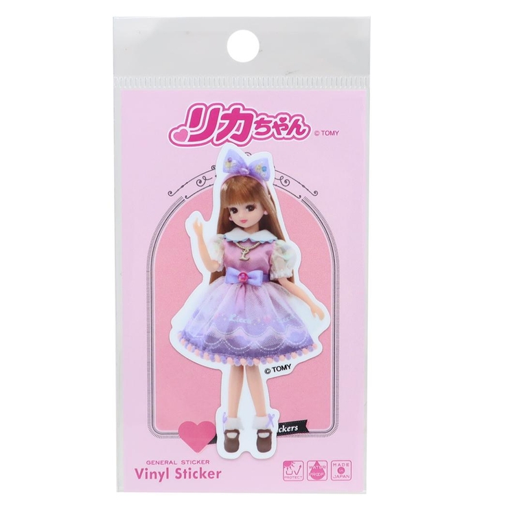 リカちゃん ダイカットシール ダイカットビニールステッカー | cinemacollection | 詳細画像1 